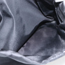 PRADA Tote Bag Nylon Leather Black Auth 156859-22