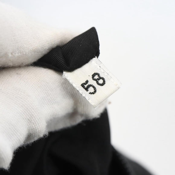 PRADA Tote Bag Nylon Leather Black Auth 156859