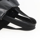 PRADA Tote Bag Nylon Leather Black Auth 156859-7