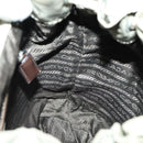 PRADA Backpack Nylon Beige Silver Auth 156861-22