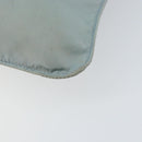 PRADA Shoulder Bag Nylon Light Blue Silver Auth 156862-16