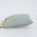 PRADA Shoulder Bag Nylon Light Blue Silver Auth 156862-4