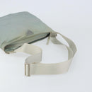 PRADA Shoulder Bag Nylon Light Blue Silver Auth 156862-7