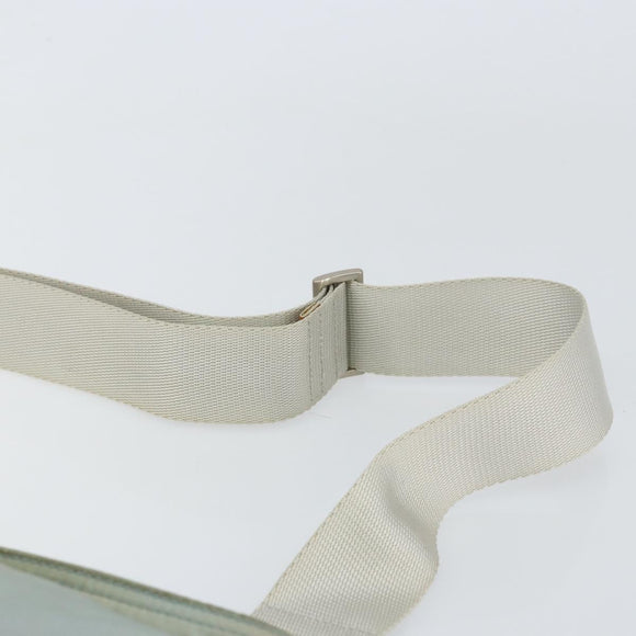 PRADA Shoulder Bag Nylon Light Blue Silver Auth 156862