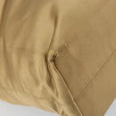 PRADA Tote Bag Satin Beige Silver Auth 156863-11