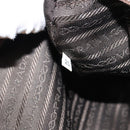 PRADA Tote Bag Satin Beige Silver Auth 156863-21