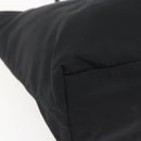 PRADA Tote Bag Nylon Black Gold Auth 156867V-14