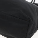 PRADA Tote Bag Nylon Black Gold Auth 156867V-15