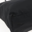 PRADA Tote Bag Nylon Black Gold Auth 156867V-16