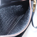 PRADA Tote Bag Nylon Black Gold Auth 156867V-25
