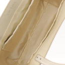 PRADA Hand Bag Leather White Auth 156869-11