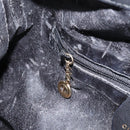 GUCCI Bamboo Hand Bag Leather Black Gold Auth 156870-20