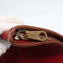 Chloe Tote Bag Leather Red Gold Auth 156874-14