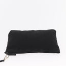 BVLGARI Logo Mania Tote Bag Canvas Black Silver Auth 156876-21