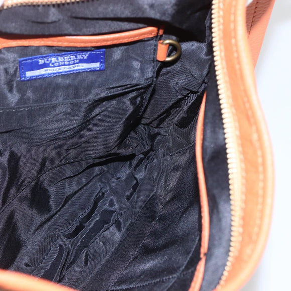 BURBERRY Blue Label Shoulder Bag Canvas Beige Auth 156877