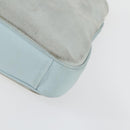 GUCCI Bamboo Hand Bag Suede 2way Light Blue Gold 001 1638 2615 Auth 156879-9