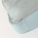 GUCCI Bamboo Hand Bag Suede 2way Light Blue Gold 001 1638 2615 Auth 156879-18