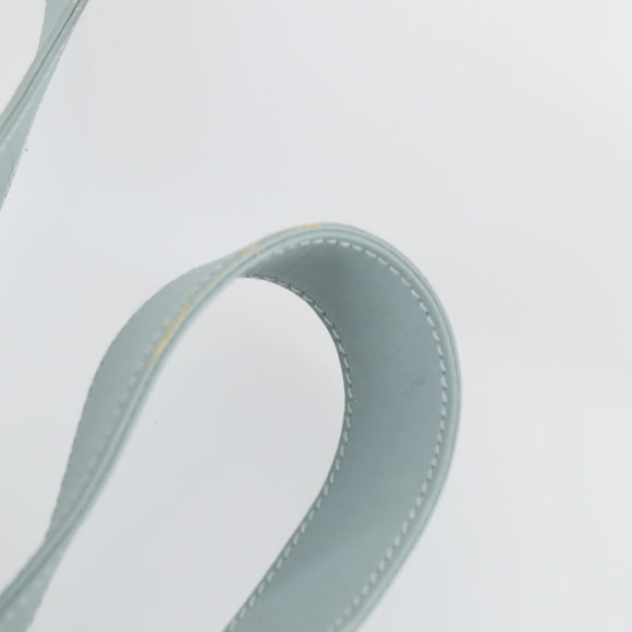 GUCCI Bamboo Hand Bag Suede 2way Light Blue Gold 001 1638 2615 Auth 156879