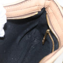 BURBERRY Nova Check Shoulder Bag Canvas Beige Gold Auth 156881V-19