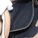 BURBERRY Nova Check Shoulder Bag Canvas Beige Gold Auth 156881V-20