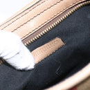 BURBERRY Nova Check Shoulder Bag Canvas Beige Gold Auth 156881V-21