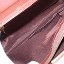 VALENTINO Hand Bag Leather 2way Bordeaux Gold Auth 156887-23