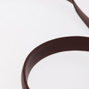 VALENTINO Hand Bag Leather 2way Bordeaux Gold Auth 156887-14