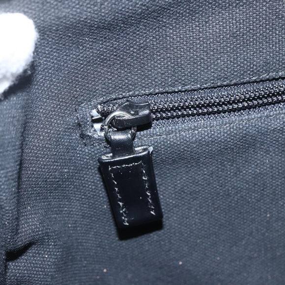 Burberrys Nova Check Blue Label Tote Bag Wool Green Silver Auth 156889