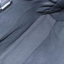 Burberrys Nova Check Blue Label Tote Bag Wool Green Silver Auth 156889-11