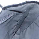 Burberrys Nova Check Blue Label Tote Bag Wool Green Silver Auth 156889-18