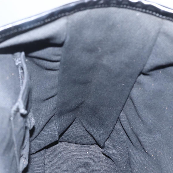 Burberrys Nova Check Blue Label Tote Bag Wool Green Silver Auth 156889