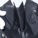 GUCCI Tote Bag Canvas Leather Black Auth 156891-19