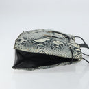 GUCCI Tote Bag Canvas Leather Black Auth 156891-4