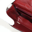 CHANEL Matelasse Chain Paris Limited Bag Lamb Skin Black Gold CC Auth 156894A-23