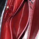 CHANEL Matelasse Chain Paris Limited Bag Lamb Skin Black Gold CC Auth 156894A-25