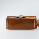 LOUIS VUITTON Monogram Vernis Christie GM Bag Bronze M91107 LV Auth 156898-5