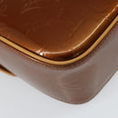 LOUIS VUITTON Monogram Vernis Christie GM Bag Bronze M91107 LV Auth 156898-17