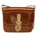 LOUIS VUITTON Monogram Vernis Christie GM Bag Bronze M91107 LV Auth 156898-13