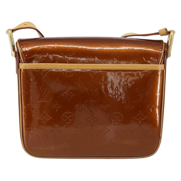 LOUIS VUITTON Monogram Vernis Christie GM Bag Bronze M91107 LV Auth 156898 - 0