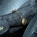GUCCI Bamboo Hand Bag Leather Black Gold 002 1186 0260 Auth 156902-20
