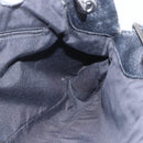 GUCCI GG Canvas Tote Bag Black Silver 121023 Auth 156903-17