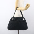 GUCCI GG Canvas Tote Bag Black Silver 121023 Auth 156903-22