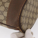 GUCCI GG Supreme Web Sherry Line Bag PVC Beige Red 41 02 085 Auth 156905-16