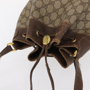 GUCCI GG Supreme Web Sherry Line Bag PVC Beige Red 41 02 085 Auth 156905-6