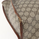 GUCCI GG Supreme Web Sherry Line Tote Bag PVC Beige Red 211135 Auth 156908-11