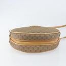 GUCCI Micro GG Supreme Shoulder Bag PVC Beige Gold Auth 156909-11
