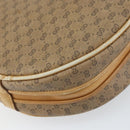 GUCCI Micro GG Supreme Shoulder Bag PVC Beige Gold Auth 156909-15