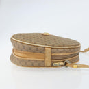 GUCCI Micro GG Supreme Shoulder Bag PVC Beige Gold Auth 156909-4
