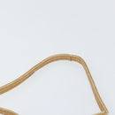 GUCCI Micro GG Supreme Shoulder Bag PVC Beige Gold Auth 156909-8