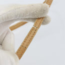 GUCCI Micro GG Supreme Shoulder Bag PVC Beige Gold Auth 156909-9